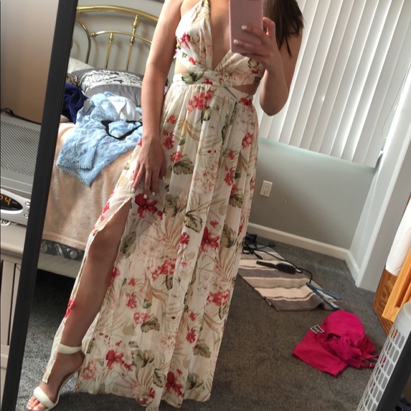 Fashion Nova Ivory Lanai Maxi Dress - Picture 6 of 7